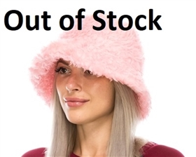 Wholesale Fuzzy Hats - Furry Winter Bucket Hat