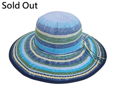 wholesale multicolor bangora straw sun hat