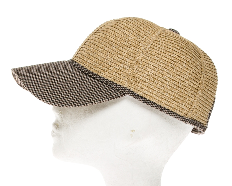 wholesale straw and fabric baseball cap