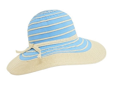 wholesale mixed braid wide brim sun hat