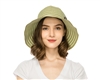 wholesale packable hats ribbon rollup sun hat  snap