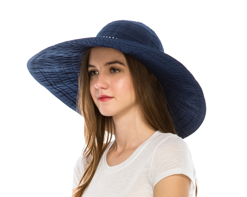 585 Wide Brim Packable Sun Hat - UPF 50+