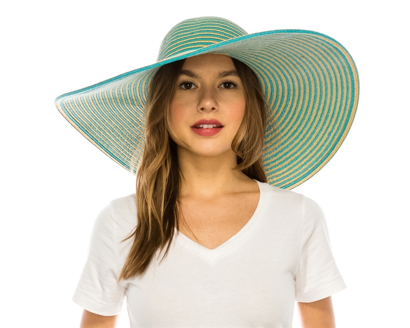 614H Extra-Wide Brim Beach Hat