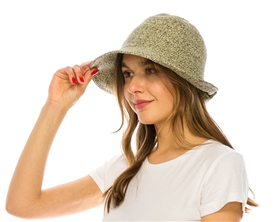 wholesale fedora hats - shapeable artsy spring-summer hat