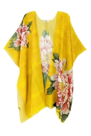wholesale summer kimonos - flower art