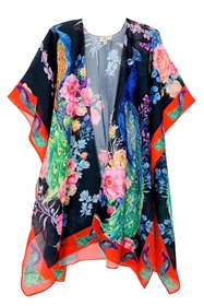wholesale summer kimonos peacocks