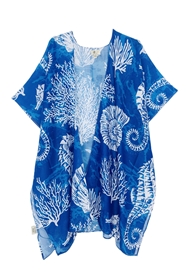 wholesale summer kimonos - coral reef
