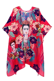 wholesale summer kimonos los angeles - frida kahlo print