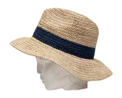 crochet raffia straw panama hats wholesale