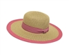 wholesale medium brim sun hat  color edge