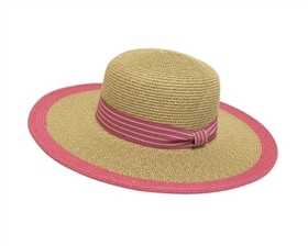 wholesale medium brim sun hat  color edge