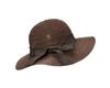 Bulk Brown Transitional Hats - Fall Hat w Bow Wholesale Hat