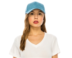 wholesale fashion baseball hats womens vegan suede