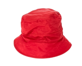 red wholesale fashion bucket hats - girls quilted fashion bucket hats