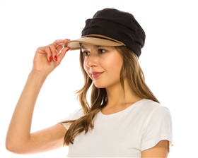 Wholesale Pleated Fabric Caps - Womens Fashion Baseball Hats Wholesale