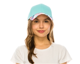 Wholesale Tropical Brim Baseball Cap Womens Beach Hat
