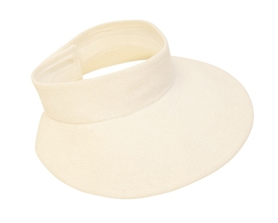 Bulk Large Sun Visors - Wholesale Sun Visor Hats Velcro Back