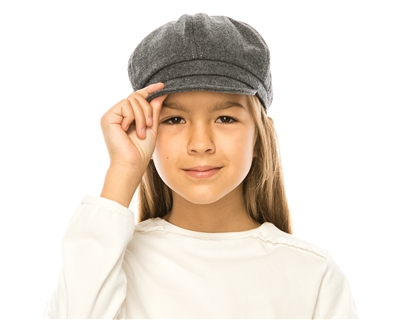wholesale kids cabbie hats - solid color newsboy caps for kids wholesale