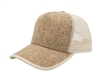 Wholesale Jute Baseball Cap Trucker Hat