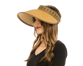 Sun Hats Wholesale - Tribal Pattern Sun Visor