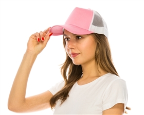 wholesale pink caps trucker hats