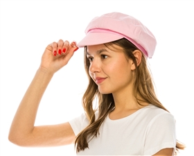 wholesale pink newsboy hat cap