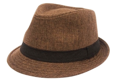 wholesale summer linen fedora hat