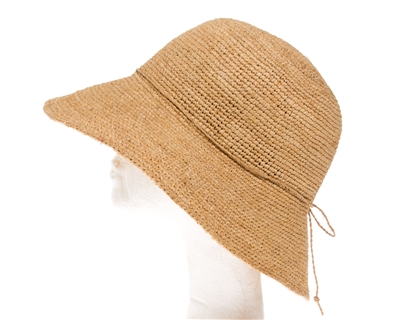 wholesale handwoven organic raffia straw sun hat