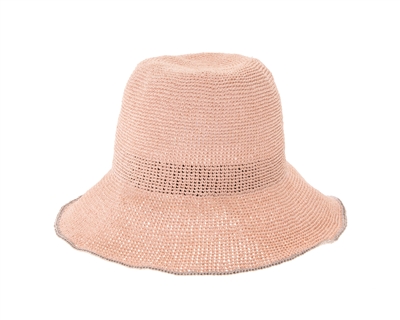 wholesale summer hats - wholesale straw hats fine crochet bucket hat