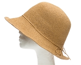 Wholesale Straw Hats - Toyo Turn Up Bucket Hats