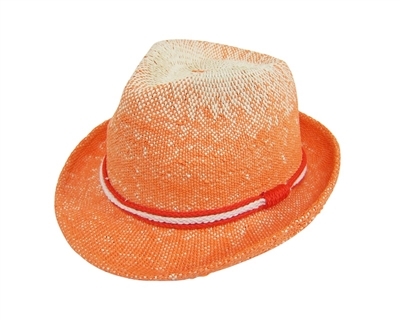 bulk beach fedora hats - bright womens toyo straw fedora wholesale