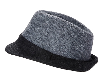 wholesale wool winter fedora hats colorblock
