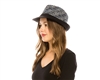 wholesale marled knitted fedora  solid brim