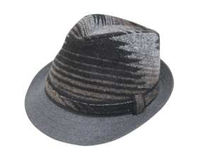 wholesale grey tribal fedora hats