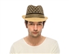 wholesale fashion straw fedora hats - honeycomb pattern wholesale ladies fedoras