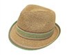 wholesale straw fedora hats - womens fedoras stripes