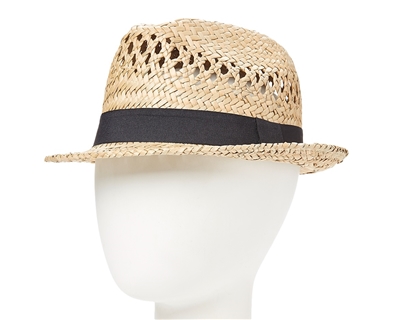 wholesale seagrass straw fedora hats - mens womens beach fedoras