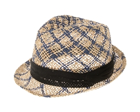 wholesale womens fedora hats straw seagrass