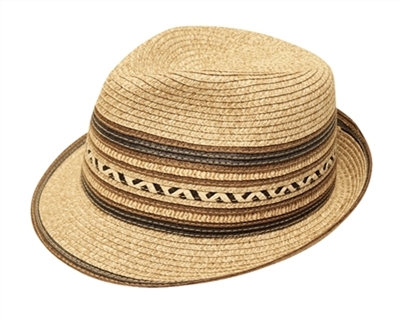 Wholesale Straw Fedora Hats - Summer Fedoras