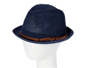 Wholesale Womens Fedora Hats - Knitted Toyo Straw Hat