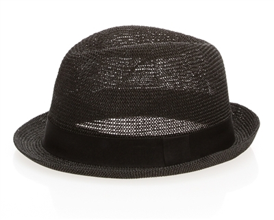 Wholesale Straw Fedora Hats - Knitted Toyo Mens Womens Hat