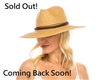 wholesale beach hats - Straw Panama w/ Leather Band
