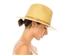 Wholesale Paper Raffia Straw Hats - Unisex Fedora Hat