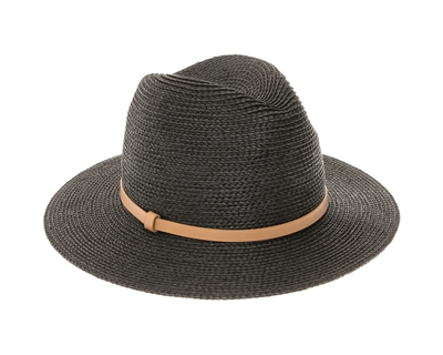 Wholesale Paper Raffia Straw Hats - Unisex Fedora Hat
