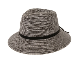 Wholesale Paper Raffia Straw Hats - Womens Fedora Hat