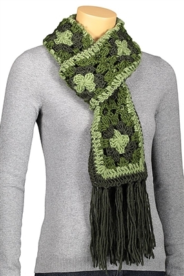bulk Floral Knit Scarf wholesale