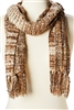 wholesale blanket scarves - striped tweed scarf bulk buy
