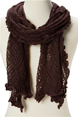 wholesale lace knit scarf