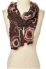 wholesale cotton scarves floral stitch