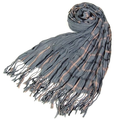 wholesale grid pattern viscose scarf or shawl